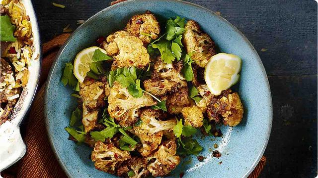 Roasted Indian Spiced Cauliflower